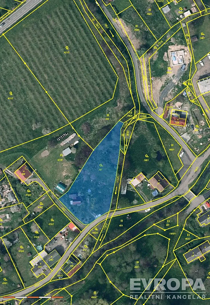 Prodej stavebního pozemku 2157 m²